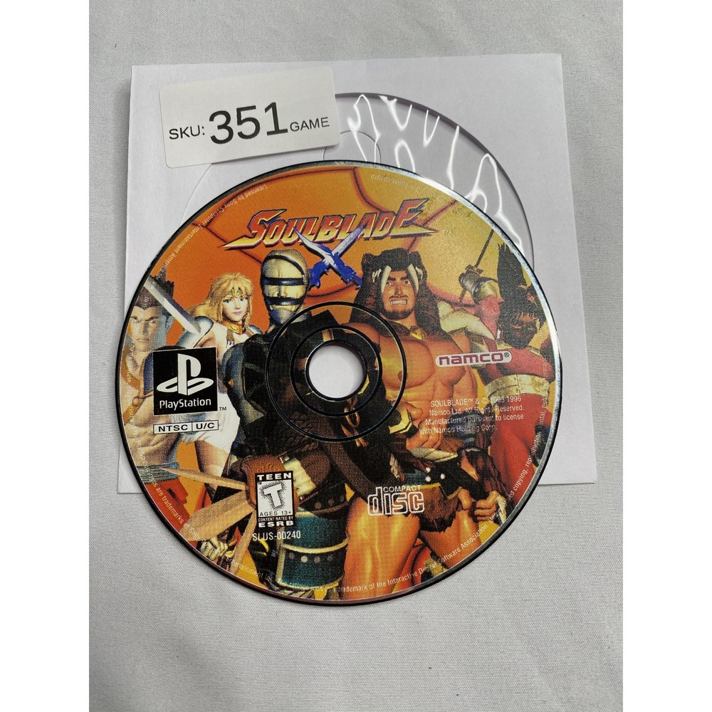 Soul Blade Sony PlayStation 1 PS1